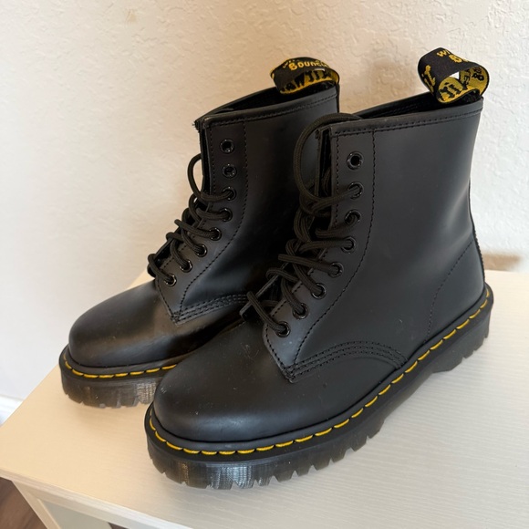 Dr. Martens Shoes - Dr. Martens Black Leather Boots Brand New Never Worn Size 7